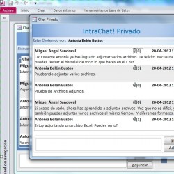 Sistema Intrachat  MS Access