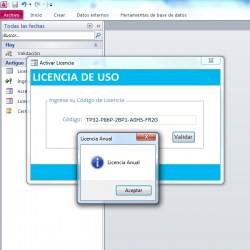 Ejemplo Licencia Demo para Aplicaciones Access